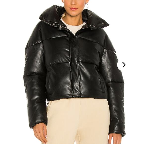 Apparis Jackets & Blazers - Apparis Jemma Vegan Leather Puffer Jacket Size Medium $455 Revolve